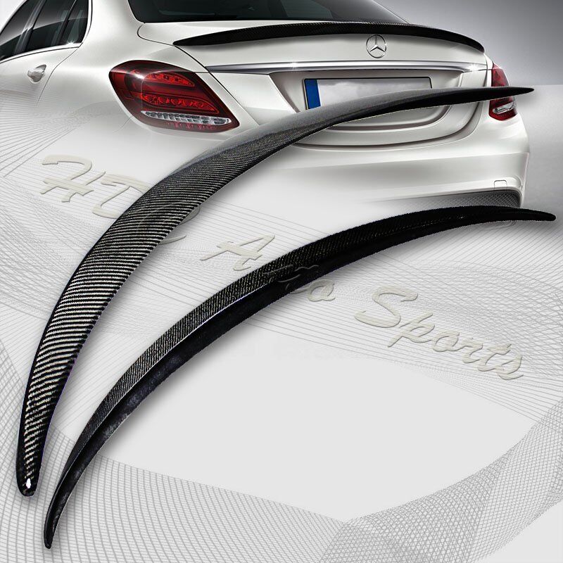 For 15-21 Mercedes-Benz C210/C300/C63 W215 Sedan Carbon Fiber Rear Trunk Spoiler