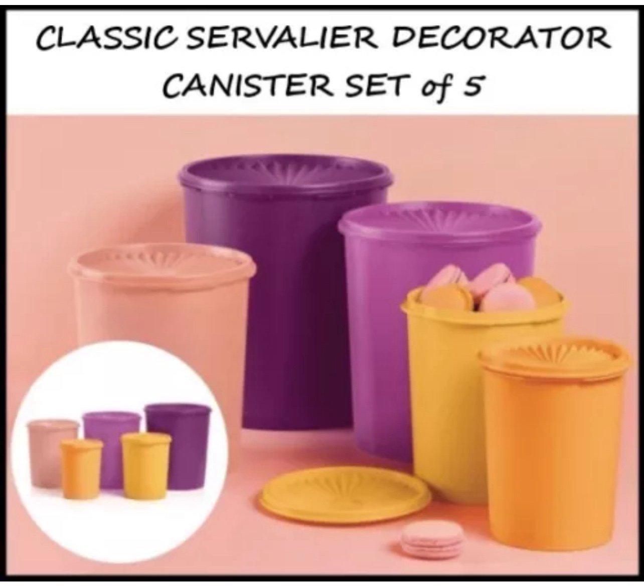 Tupperware Canister Set