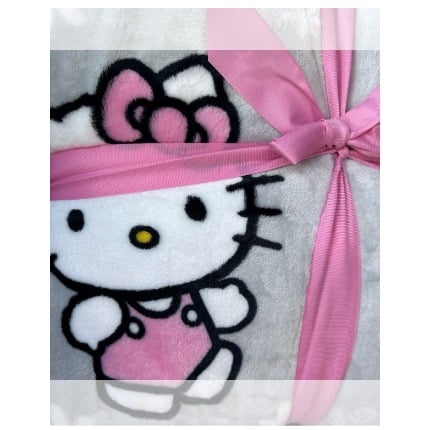 Hello Kitty Plush Blanket- Full/Queen