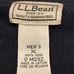 LL Bean Men's 100% Wool V-Neck Pullover Sweater Navy Blue • XL