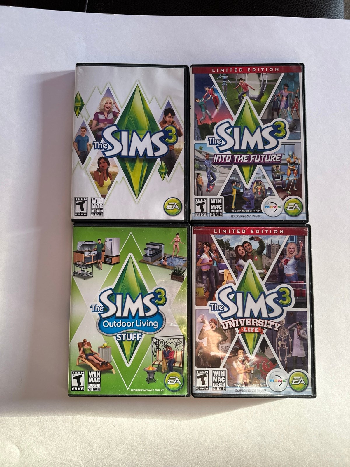 The Sims 3 plus 3 Expansion Packs for PC
