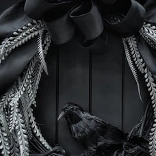 Halloween Wreath, Gothic Home Decor, Wall Decoration,Halloween Door Decoration