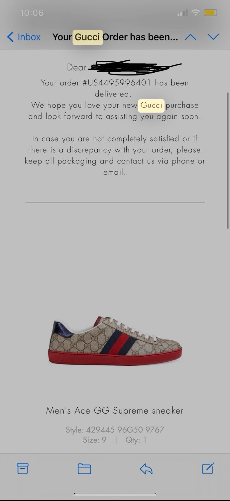 Gucci Ace GG Supreme Red