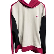 Under Armor White, purple, black Hoodie Sweatshirt