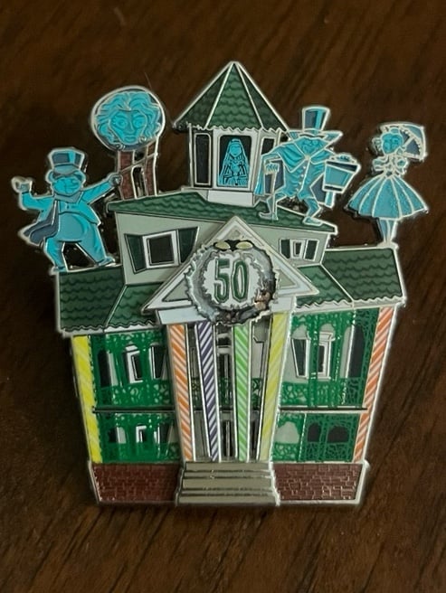 50th Anniversary Haunted Mansion Holiday 2019 Gingerbread House Pin