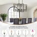 Rustic Farmhouse 6-Light Candle Lighting Pendant Light Chandelier