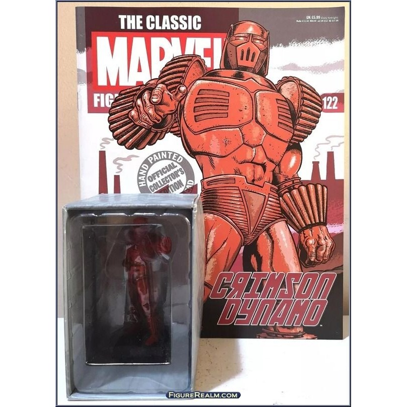 Eaglemoss 1:16 Classic Marvel Figurine w/Book: Crimson Dynamo #122