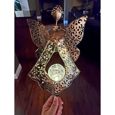 LEDs Solar Stake Lights For Garden Metal Warm White Memorial Gift