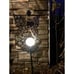 LEDs Solar Stake Lights For Garden Metal Warm White Memorial Gift