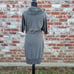 Loft Gray Cowl Neck Wool Sweater Dress