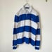 Polo Ralph Lauren Wide Stripe Polo Shirt, Marine Blue, Size L