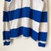 Polo Ralph Lauren Wide Stripe Polo Shirt, Marine Blue, Size L