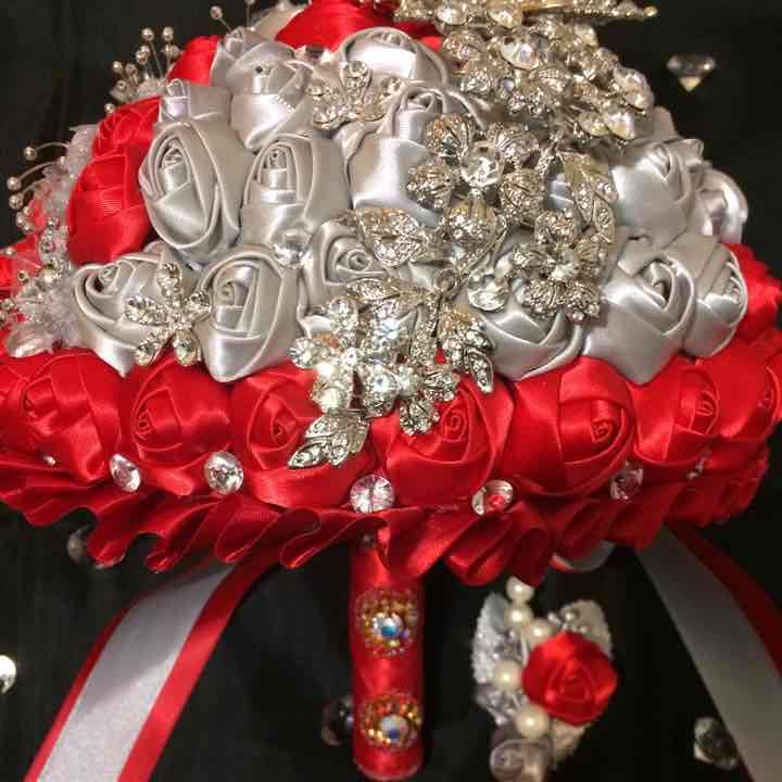 Bridal Brooch Bouquet Set