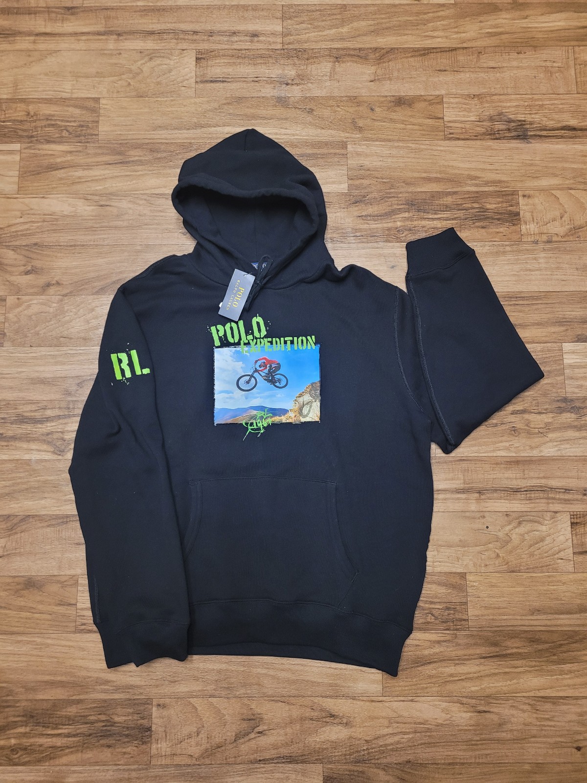 NWT! Polo Ralph Lauren Men's Fleece Graphic Hoodie Sz 2Xl