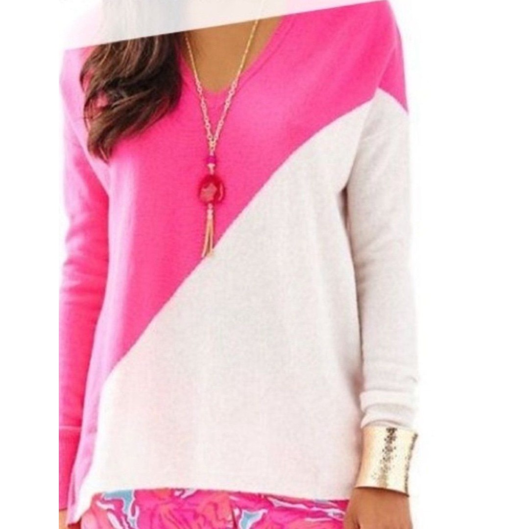Size S/M Lilly Pulitzer cashmere sweater pink