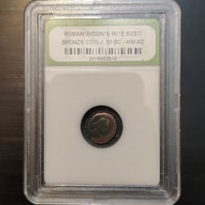 #3510 Roman Widow's Mite Ancient Coin Artifact Authenticated