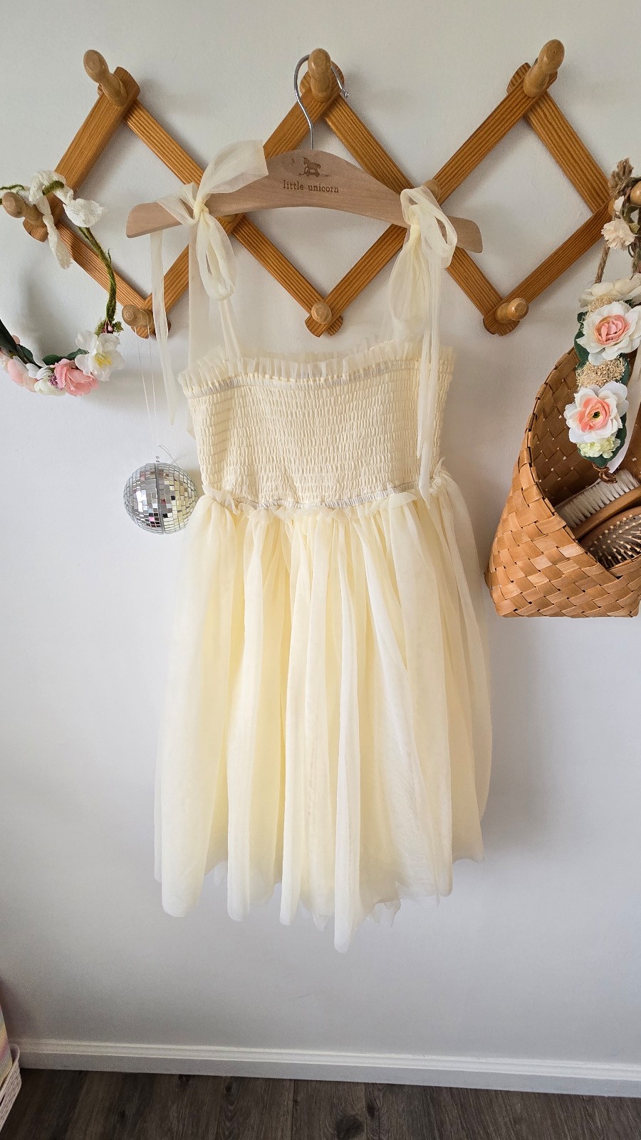 Indie blue tulle twirl dress