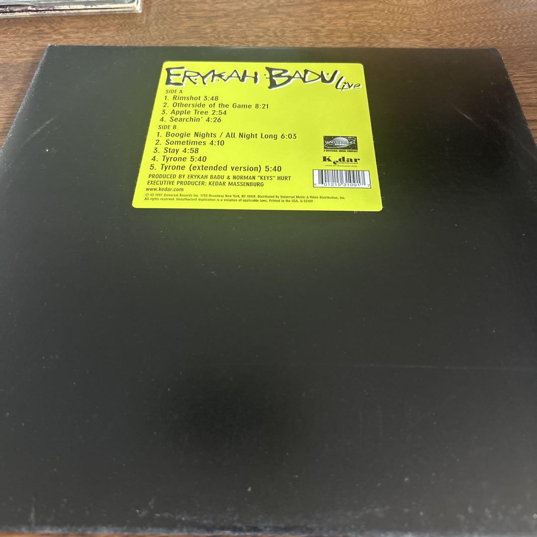 Erykah Badu Live Album LP