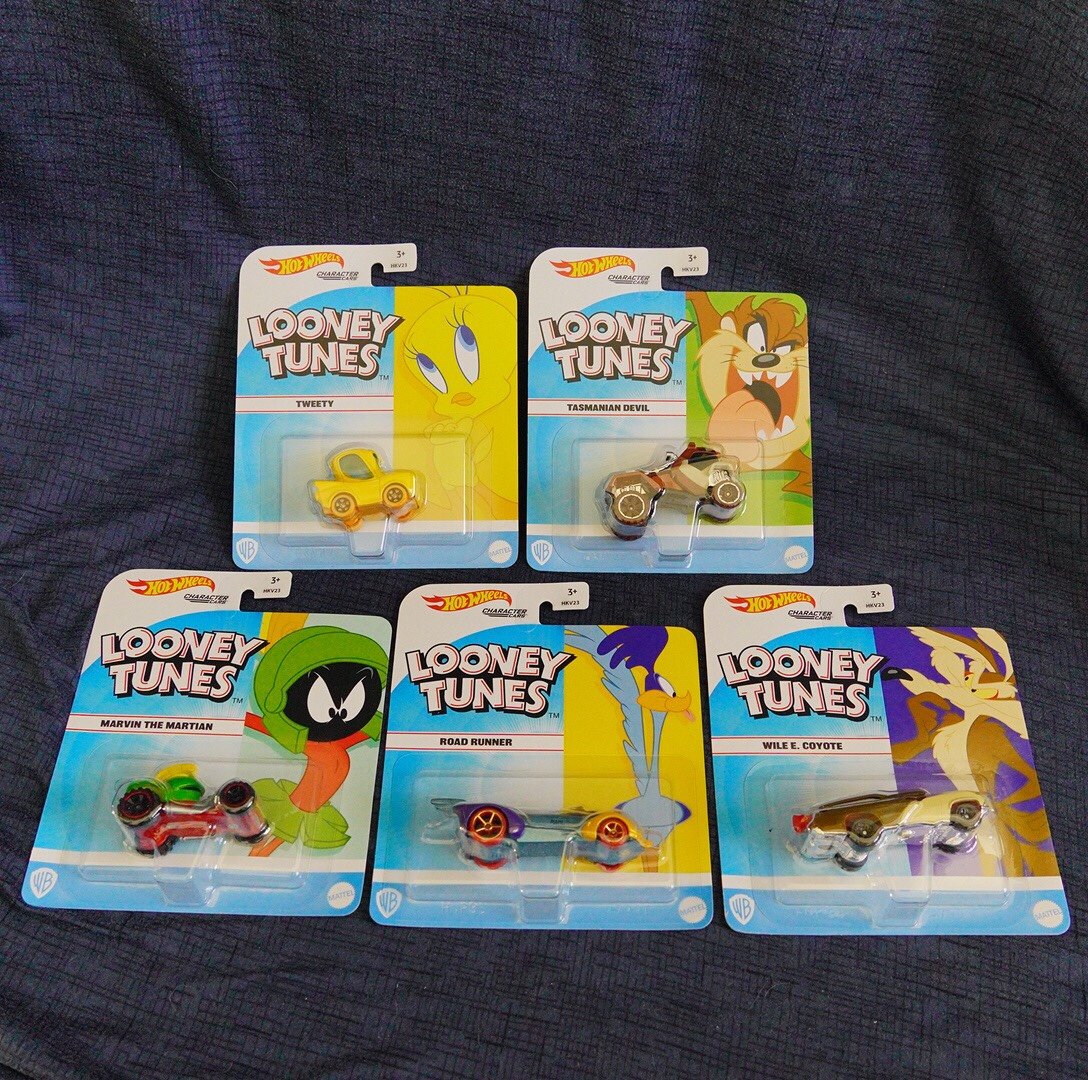 Hot Wheels characters looney tunes