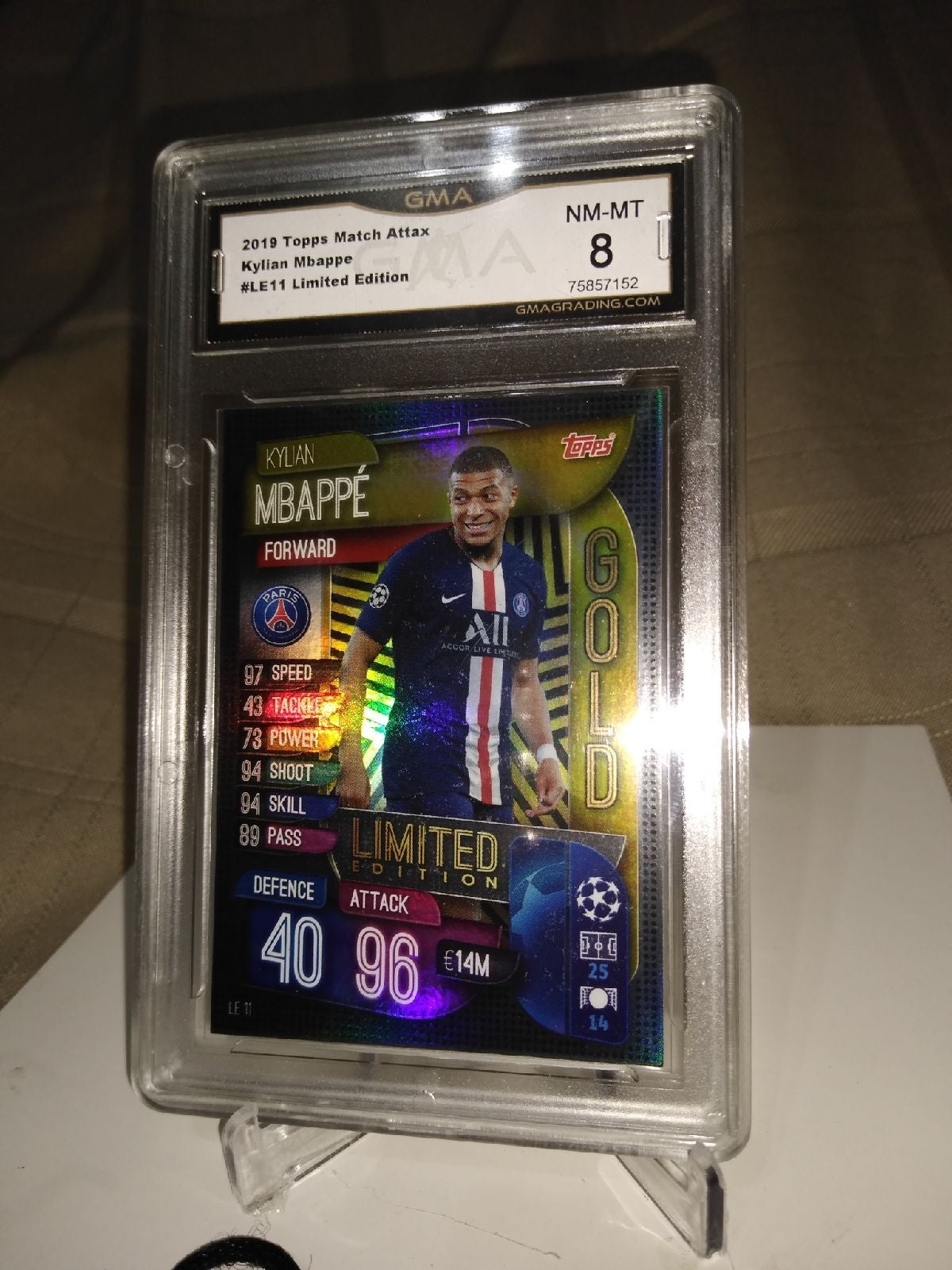 2019 KYLIAN MBAPPE GOLD!