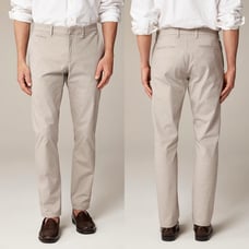 J. Crew 770 Straight-fit Tech Oxford Pants Khaki Tan Gray NWT Men’s 33x30