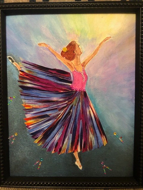 Multi-media artwork Dancer