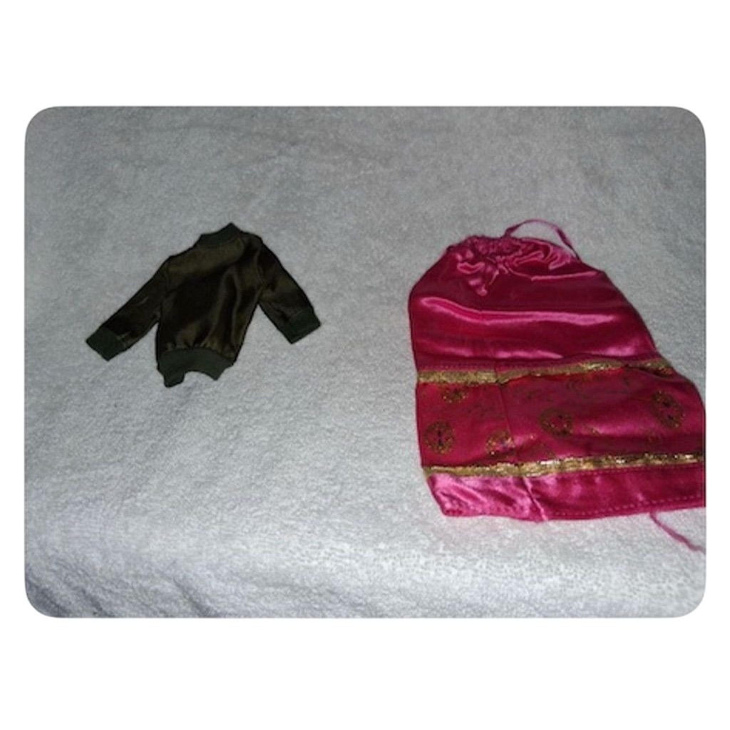 Vintage North American Bear Co. Doll Outfit Satin Jacket & Bag Pink