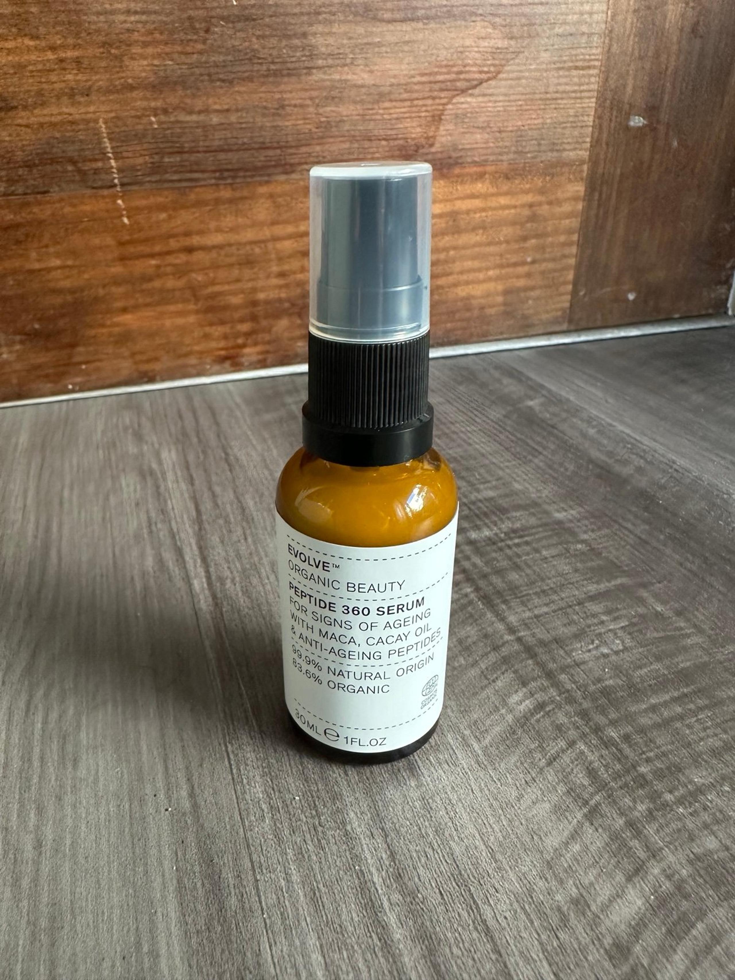 EVOLVE ORGANIC BEAUTY PEPTIDE 360 SERUM - Anti-aging serum (NEW IN BOX)