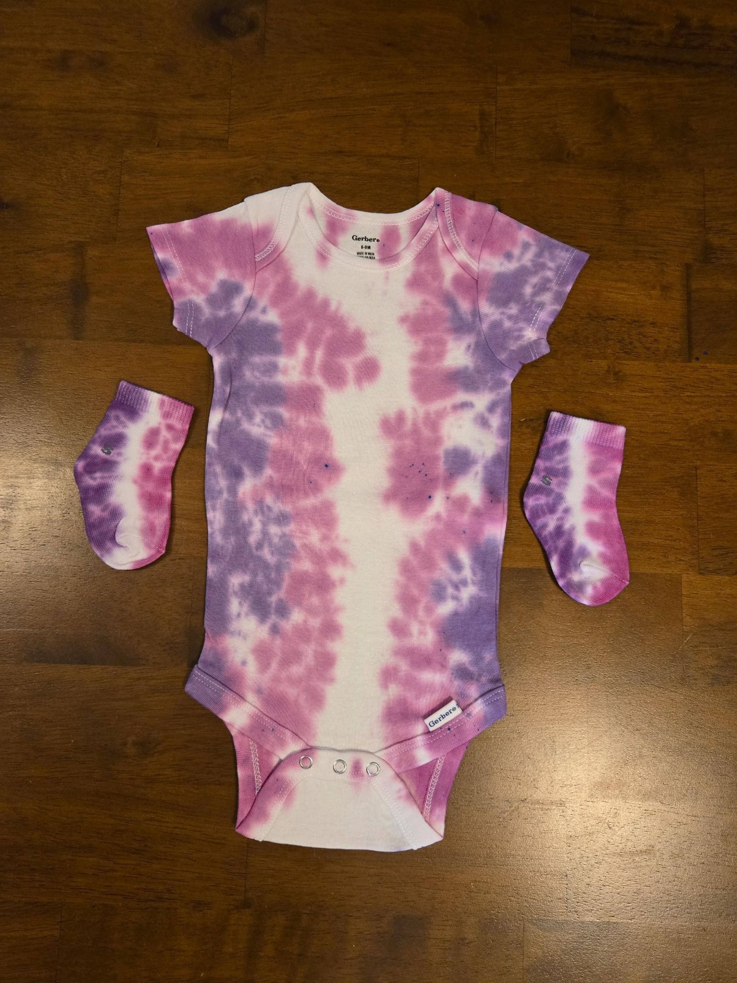 Tie Dye Onesie Set 6-9 mo