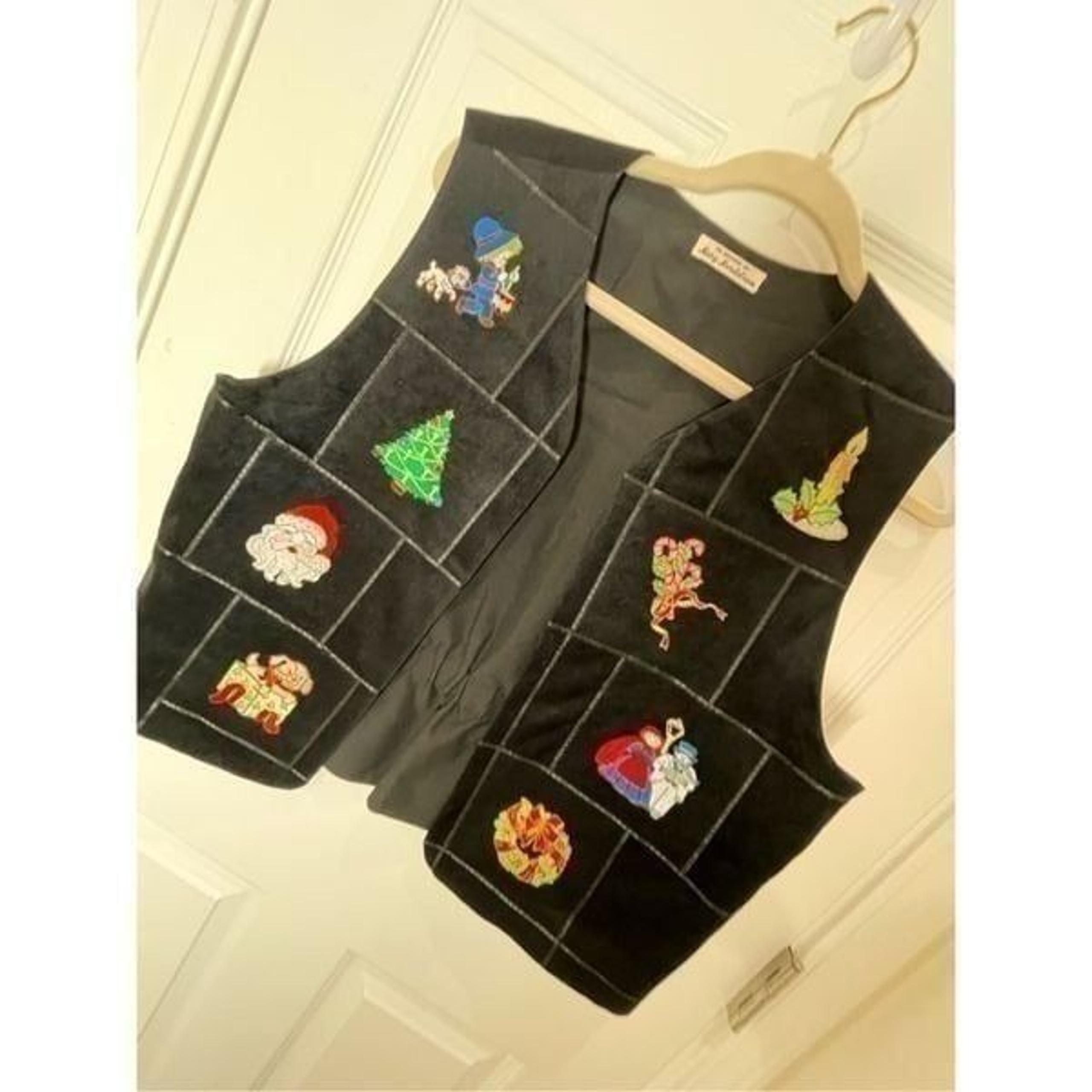 Vintage Nordstrom Christmas vest medium women’s