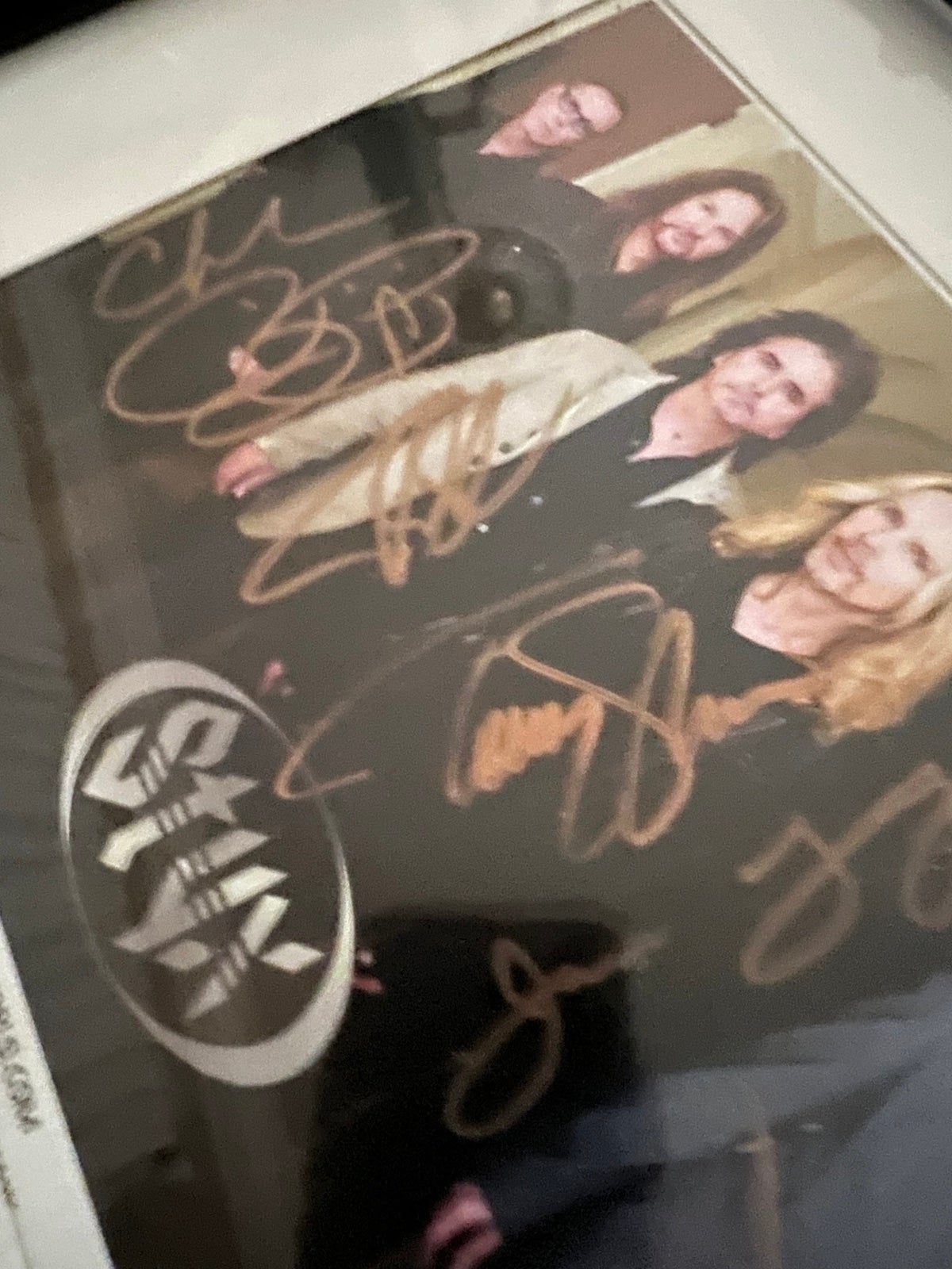 Styx Autograph combo of set list and signed photo