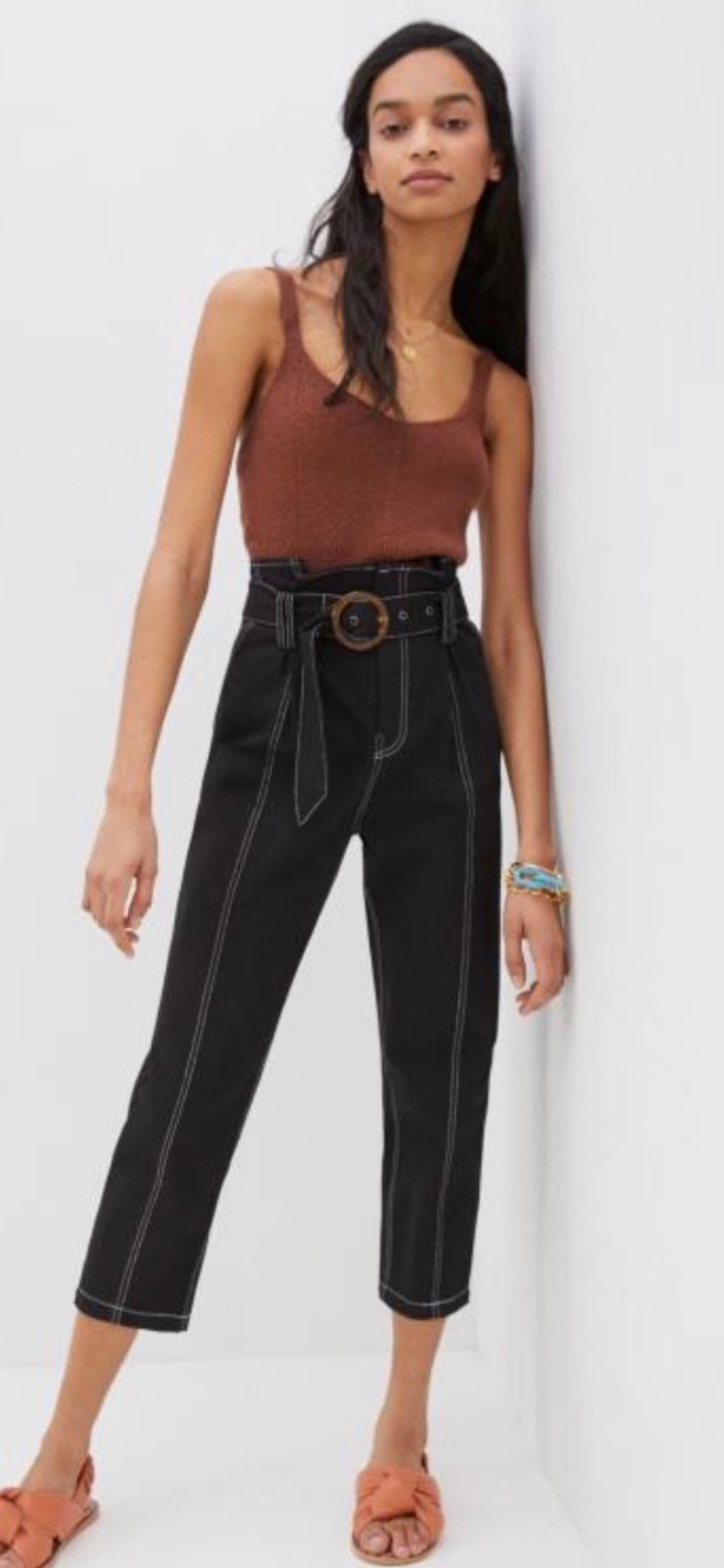 NWT Anthropologie size M black pants