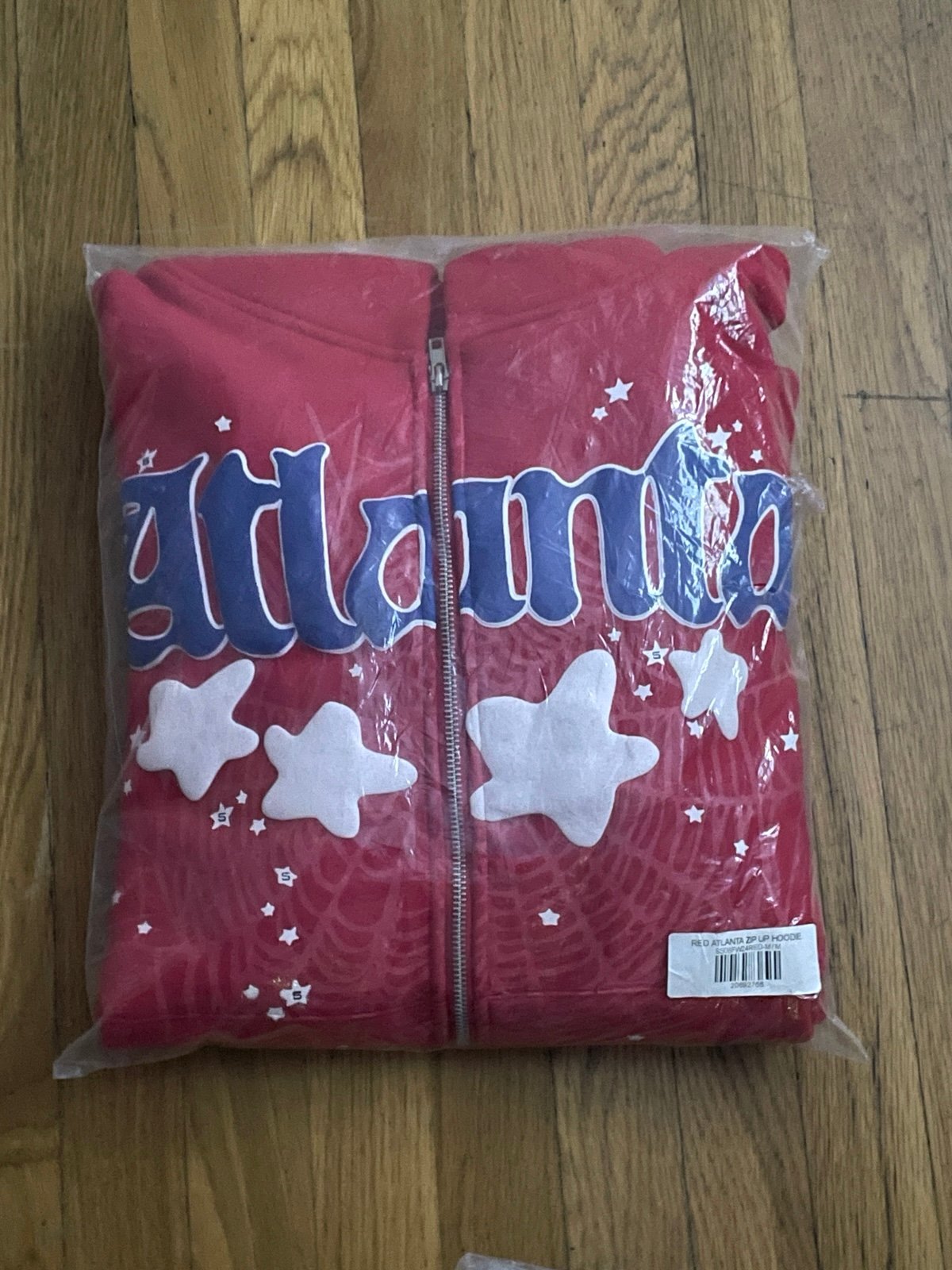 Sp5der Hoodie Atlanta Red Zipup