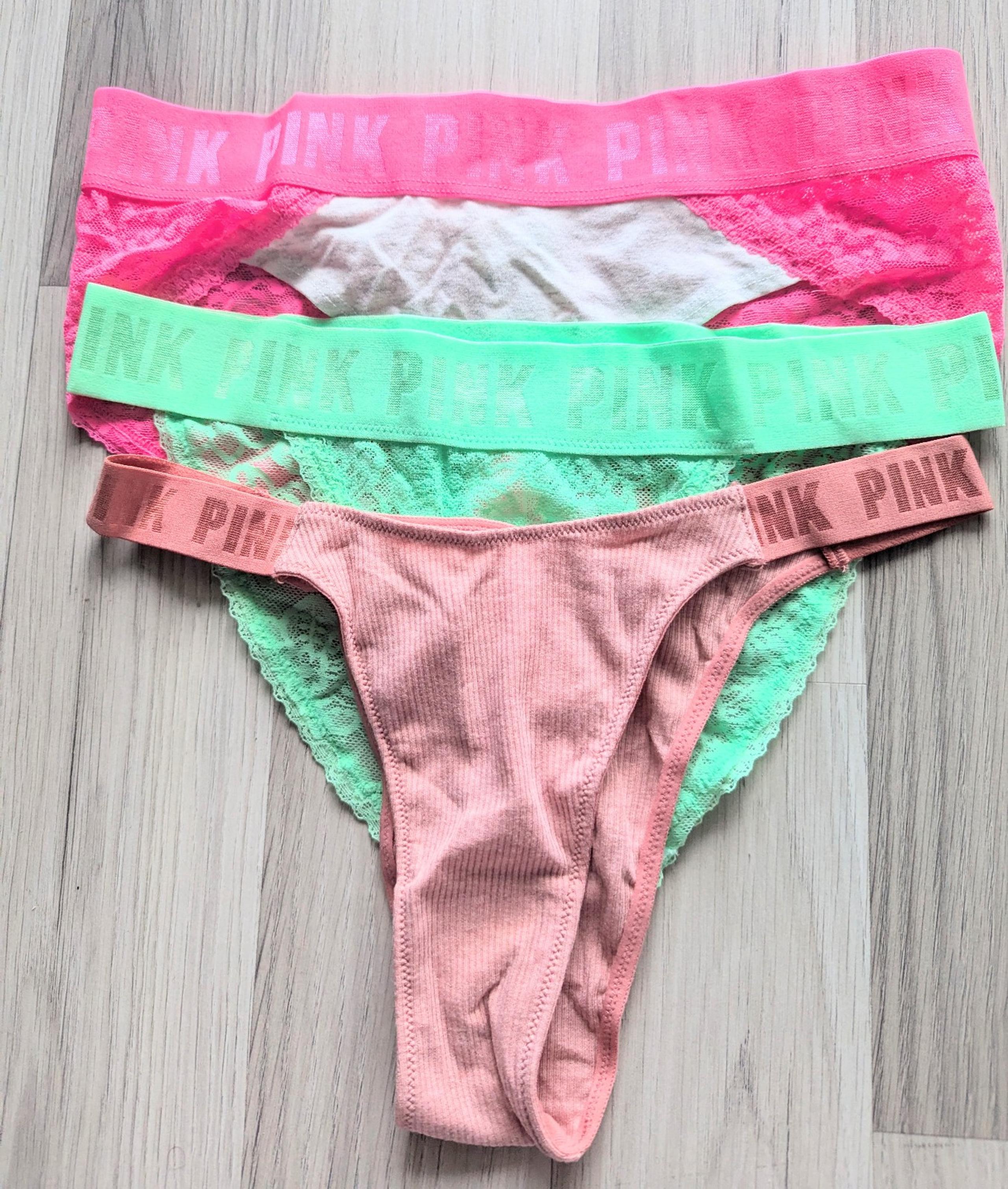 XS Pink by vs 3 panties bundle