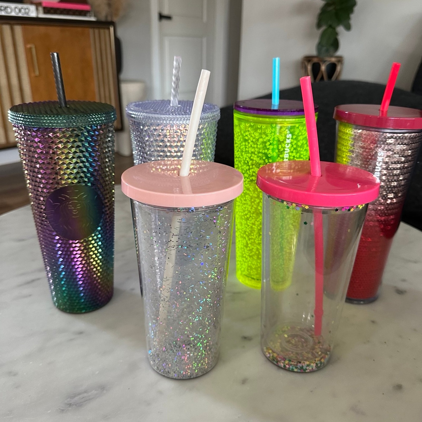 Preowned 24 oz Starbucks & 16 oz Ban.do Tumblers