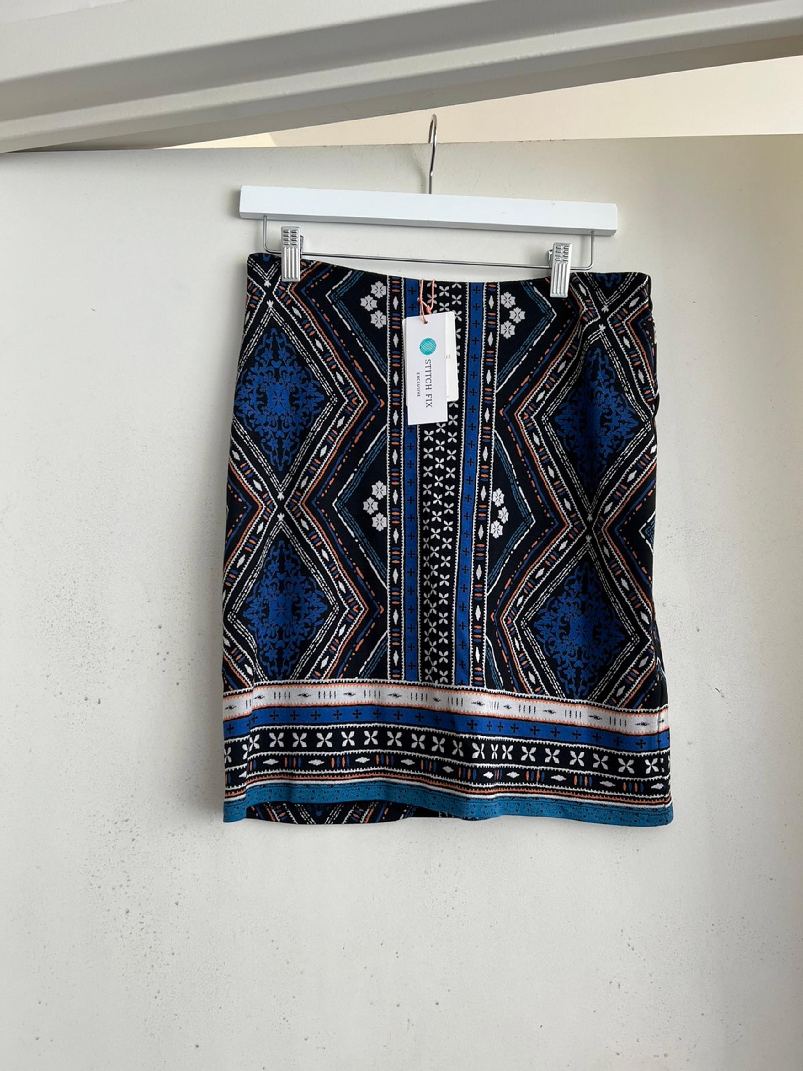 Stitch Fix Skies are Blue Ponte Knit Skirt NWT
