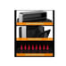 Electric Space Heater with Oscillation & Overheat Tip-Over Protection Black