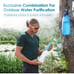 2pk Waterdrop Gravity Water Filter Straw,Portable Water Purifier Survival hiking