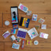 200 specialty Lego pieces with sticker decals space, pets, friends, food