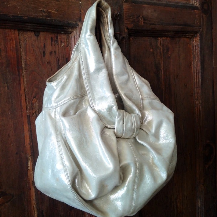 Kooba White Silver - Hobo