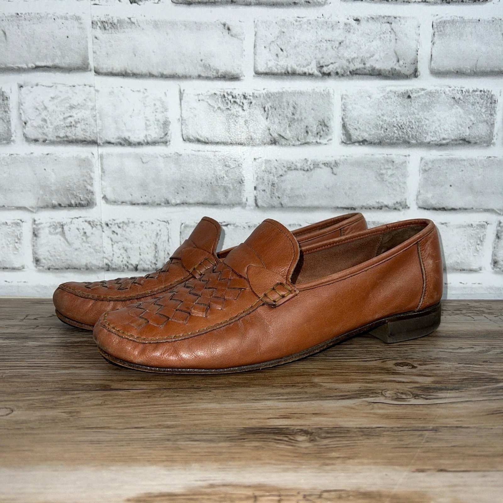 Bally Of Switzerland Andorra Brown Slip On Shoes Mens Size 8
