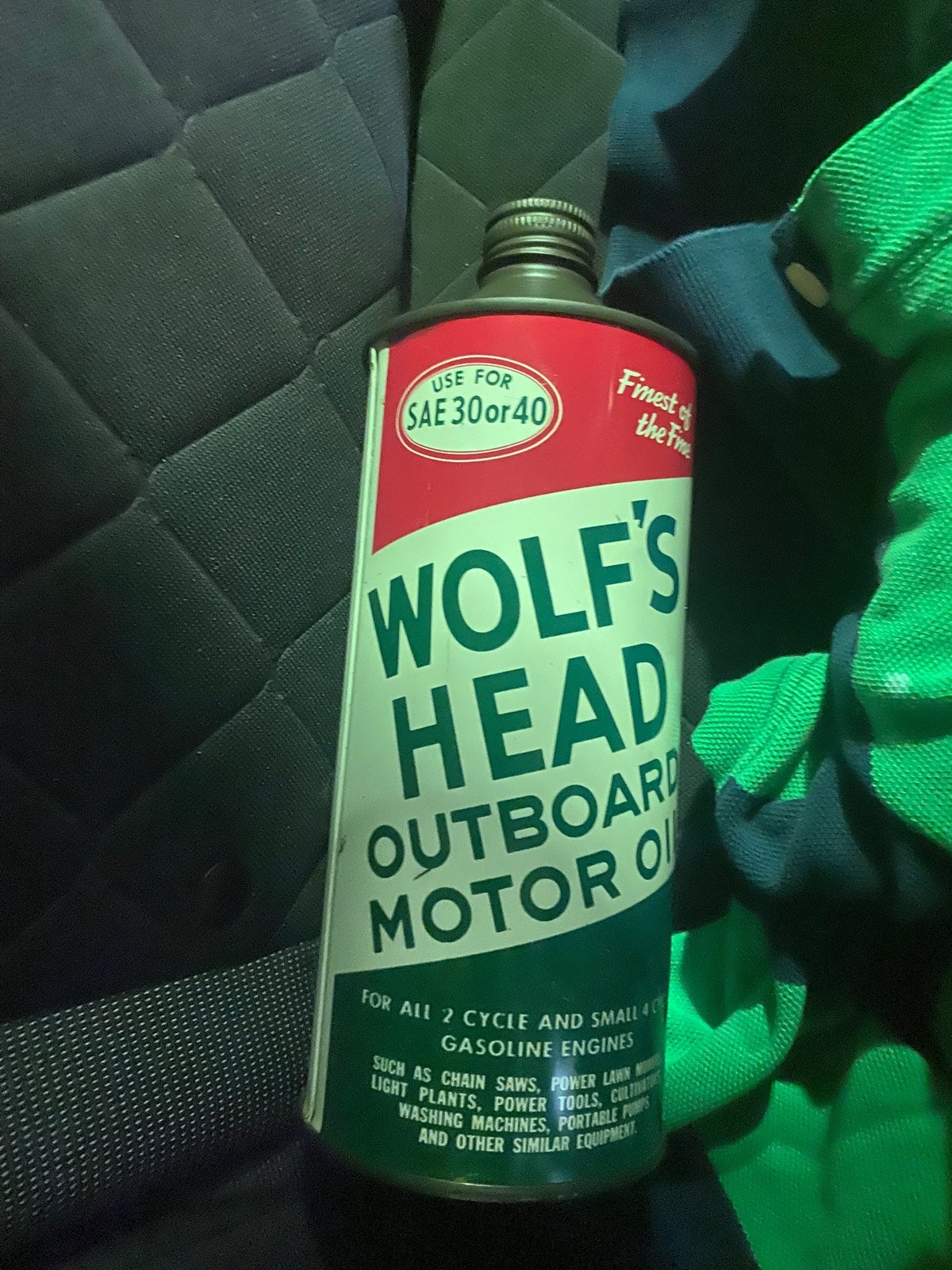 Wolfshead cone to oil can