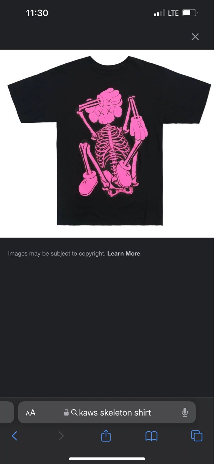 Kaws tee