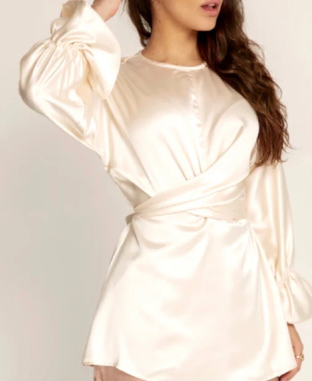 Satin blouse by Veiled Collection