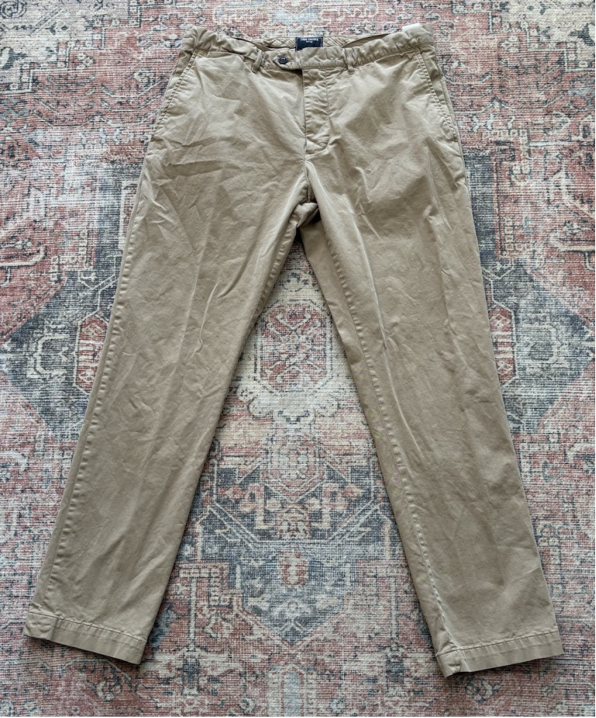 Todd Snyder Pants Mens 36x32 Tan Chino Flat Front Smart Casual Preppy Office