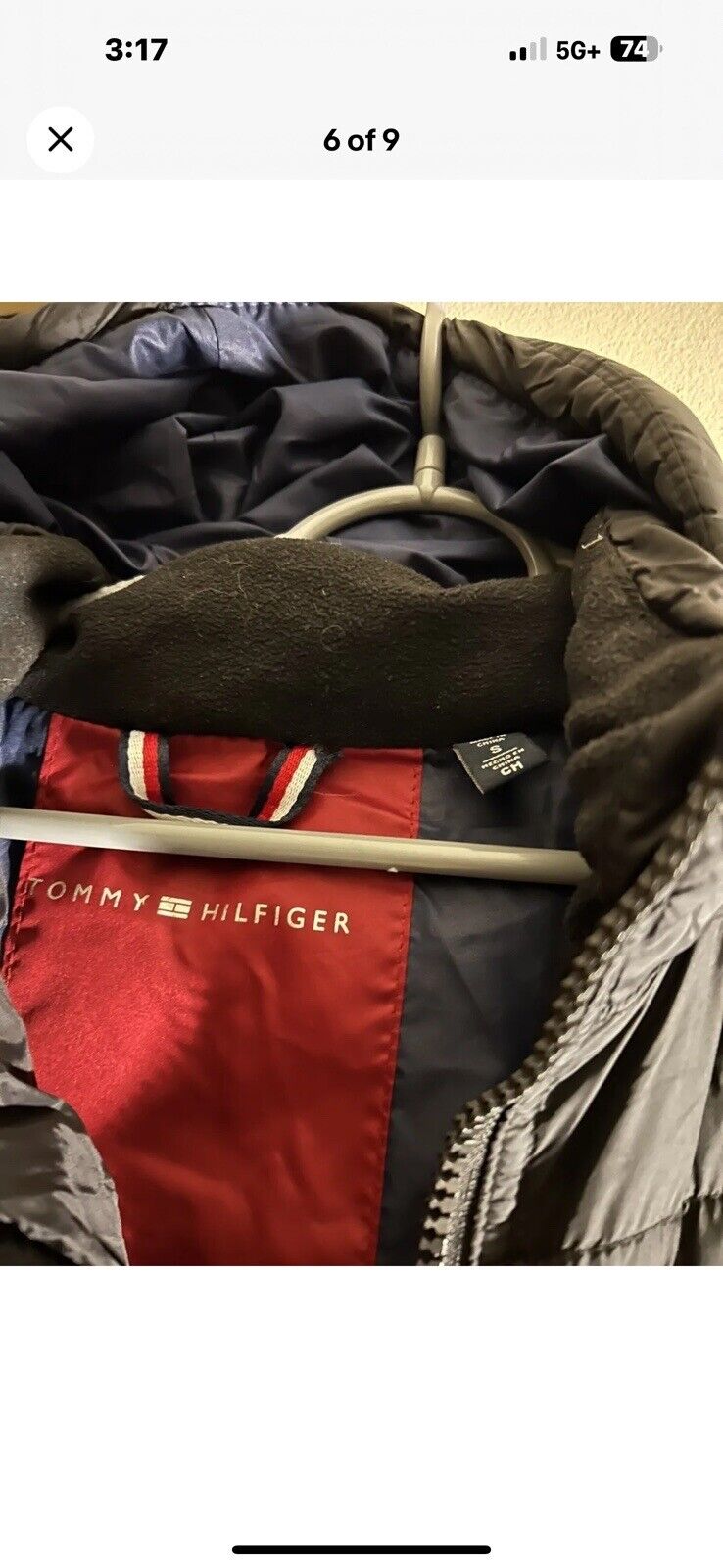 Tommy Hilfiger Men's Black Jacket Size S
