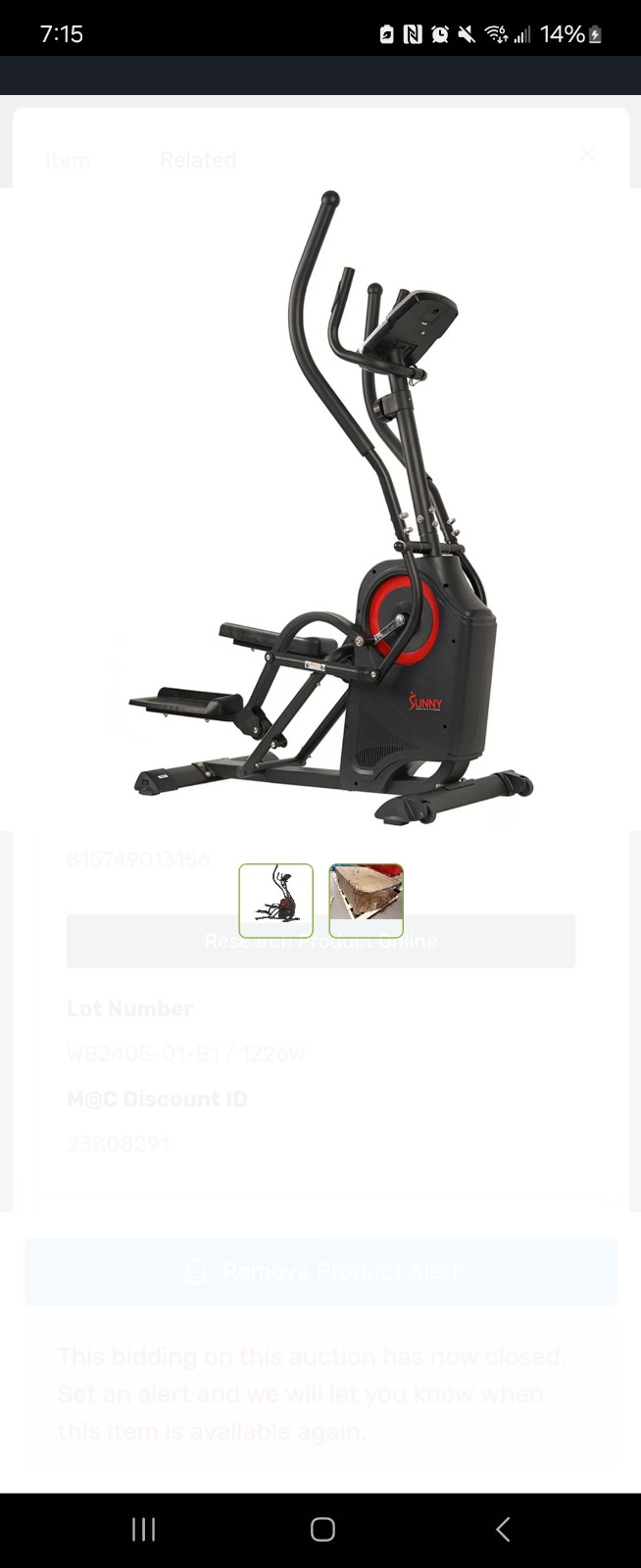 Sunny Health and Fitness Premium Cardio Climber