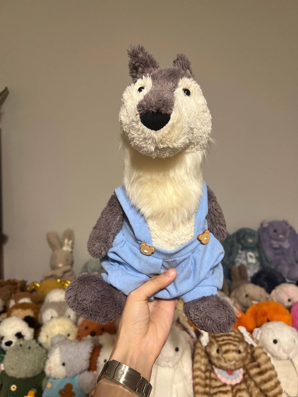 Rare Find Jellycat Woodruff Wolf - NEW