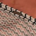 Free People Lace & Stripe Peplum in black toasted almond Top Women Size Medium