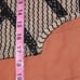 Free People Lace & Stripe Peplum in black toasted almond Top Women Size Medium